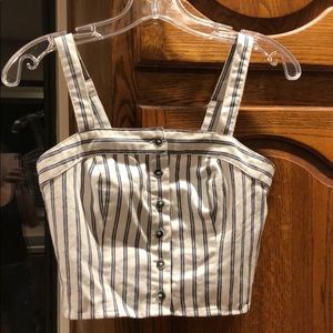 Cute striped crop top